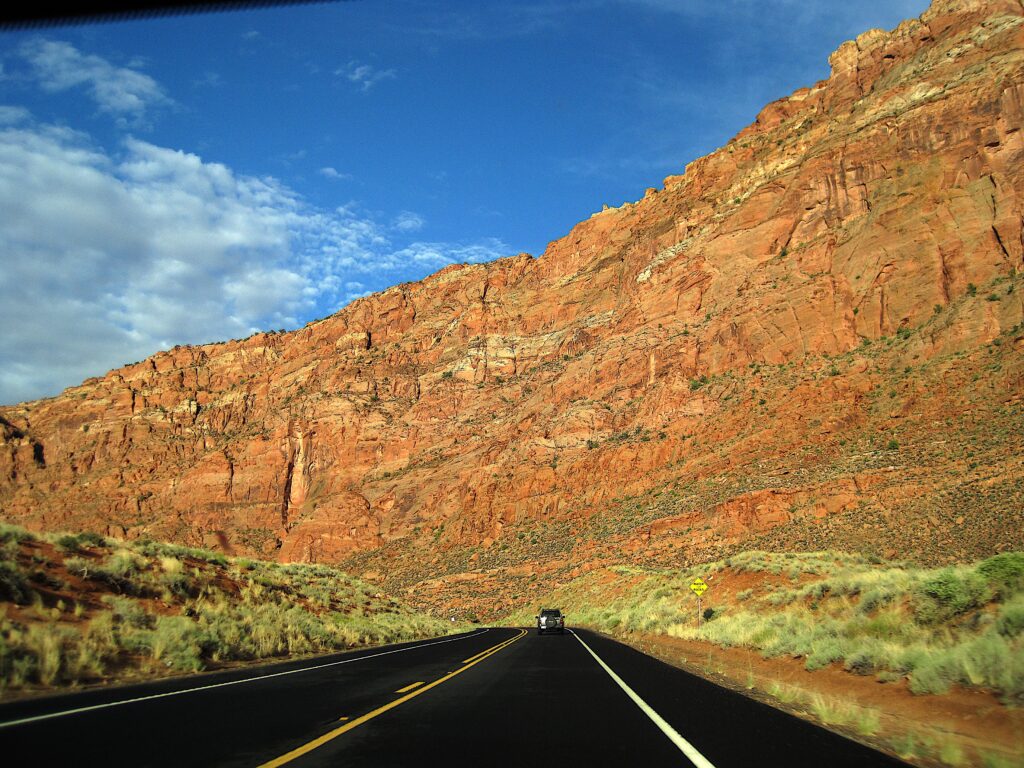 Desert view drive uscita est grand canyon