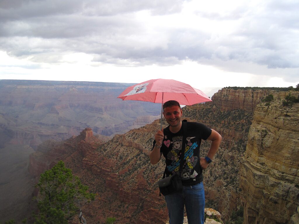 Grand Canyon pioggia